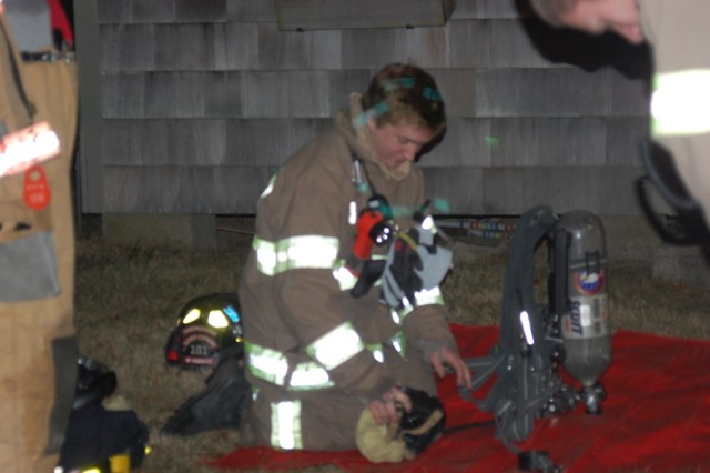 Training at Weekapaug Inn 1/09/08

FF Matt Harris adjusts an SCBA